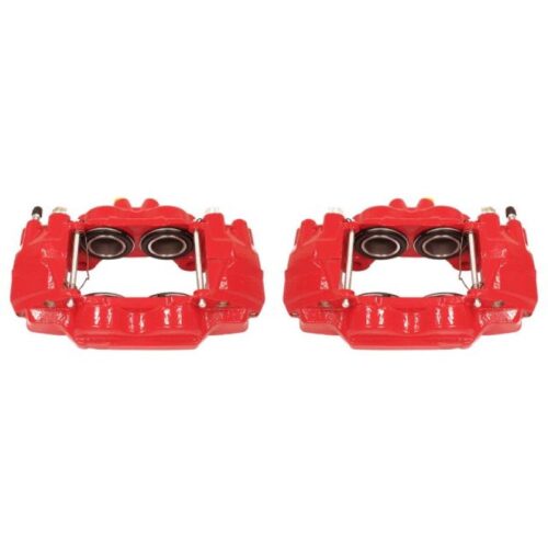 Power Stop 03-09 Toyota 4Runner Front Red Calipers w/o Brackets - Pair