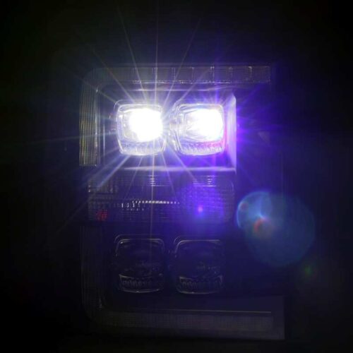AlphaRex 11-16 Ford F-350 SD NOVA LED Proj Headlights Plank Style Chrm w/Activ Light/Seq Signal - Image 6