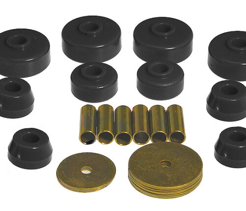 Prothane 18-101-BL 79-88 Toyota Truck 4wd Body Mount Kit - Black