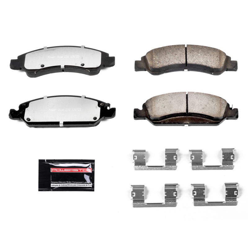 Power Stop 06-18 Chevrolet Silverado 1500 Front Z36 Truck & Tow Brake Pads w/Hardware - Image 3