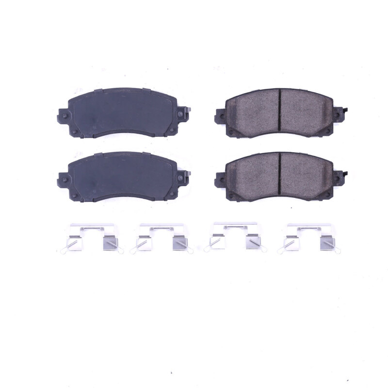 Power Stop 18-19 Subaru Crosstrek Front Z17 Evolution Ceramic Brake Pads w/Hardware - Image 2