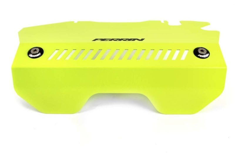 PERRIN 15-21 Subaru WRX Engine Cover Kit (Intercooler & Pulley Covers Incl.) - Neon Yellow - Image 5