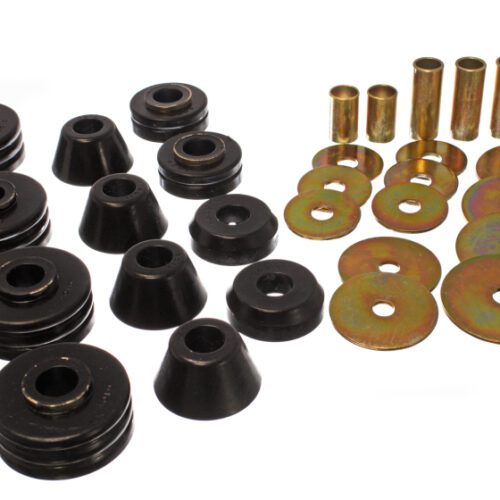 Energy Suspension 73-80 GM 1/2 Ton C-10/C1500 Pick Up 2WD Black Body (Cab) Mount Set - Image 4
