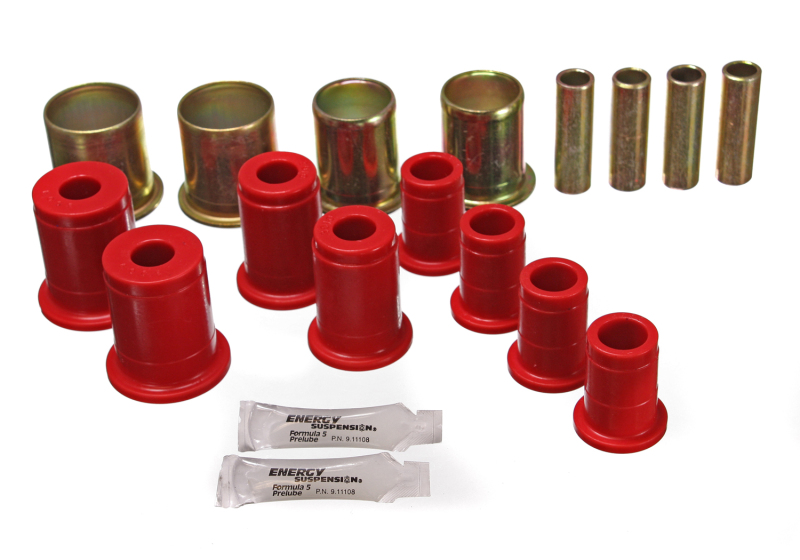 Energy Suspension 3.3119R Universal Red Control Arm Bushing Set - Complete Set - Image 4