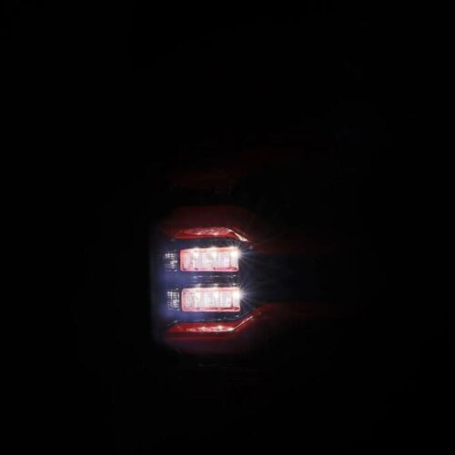 AlphaRex 09-18 Dodge RAM LUXX-Series LED Taillights Black Red w/Actv Light & SS - Image 5