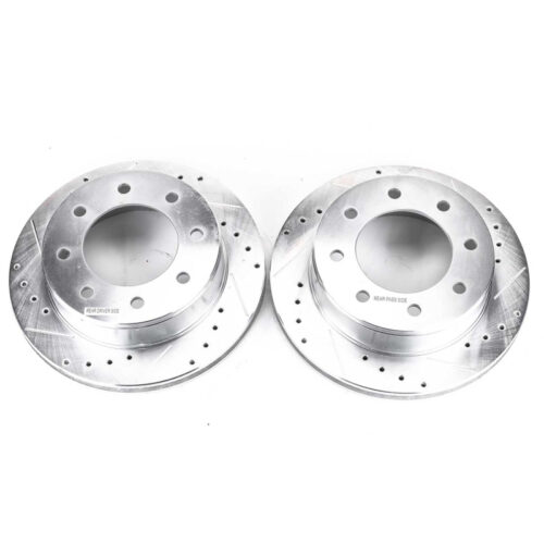 Power Stop 03-19 Chevrolet Express 2500 Rear Evolution Drilled & Slotted Rotors - Pair - Image 3
