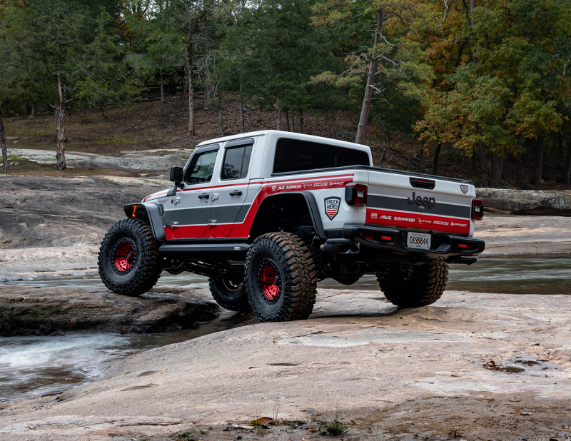 Bushwacker 10928-07 2020 Jeep Gladiator Launch Edition Flat Style Flares 4pc - Black