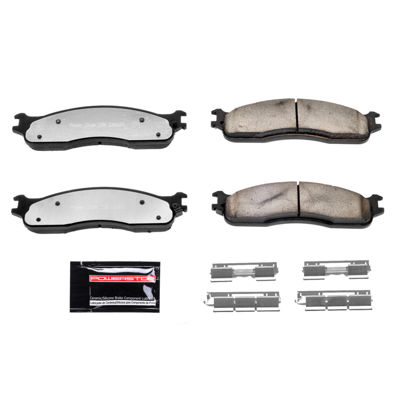 Power Stop 06-08 Dodge Ram 1500 Front Z36 Truck & Tow Brake Pads w/Hardware - Image 3