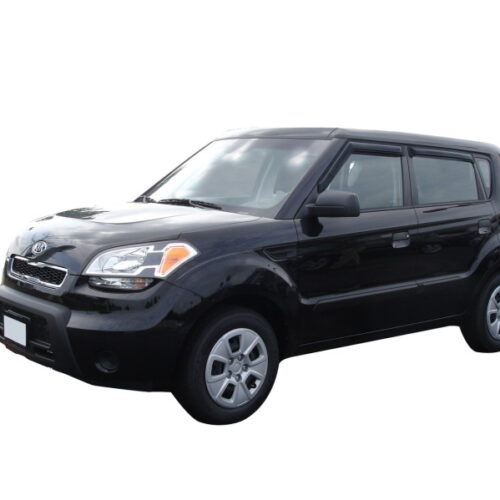 Alternative view of AVS 94164 09-13 Kia Soul Ventvisor Outside Mount Window Deflectors 4pc - Smoke