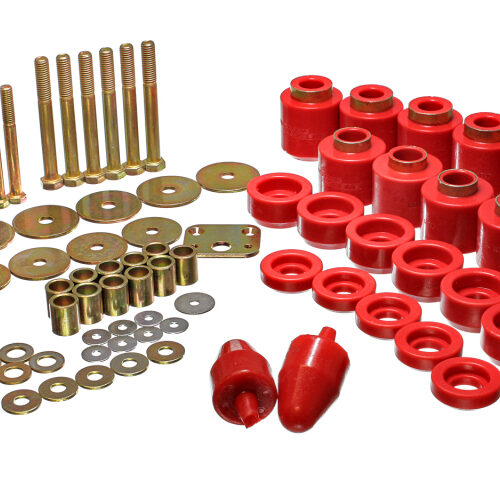 Energy Suspension 2.4108R 1in Body Lift Kit - Red - Image 5