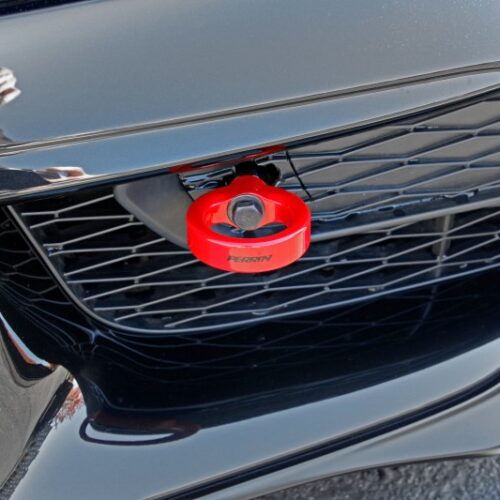 PERRIN 20-25 Toyota Supra Tow Hook Kit (Front) - Red - Image 4