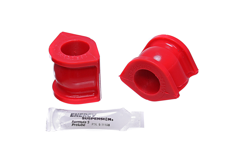 Energy Suspension 06-11 Honda Civic SI 27mm Front Sway Bar Bushing Set - Red - Image 3