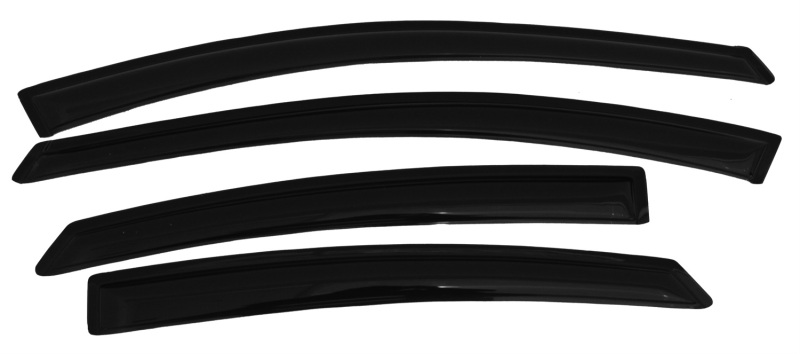 AVS 11-16 Hyundai Elantra (Excl. GT) Ventvisor Outside Mount Window Deflectors 4pc - Smoke - Image 4