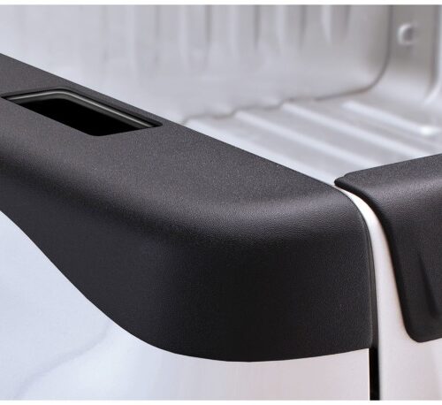 Bushwacker 07-13 Chevy Silverado 1500 Fleetside Bed Rail Caps 69.3in Bed - Black