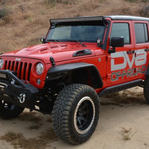 DV8 Offroad HDMB07-02 07-18 Jeep Wrangler JK Metal Heat Dispersion Hood - Primer Black - Image 7