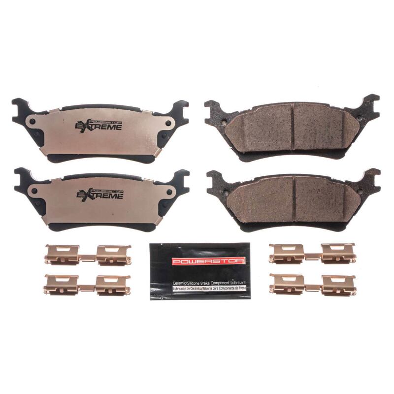 Power Stop 12-19 Ford F-150 Rear Z36 Truck & Tow Brake Pads w/Hardware - Image 3