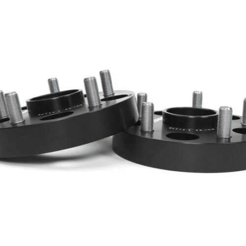 PERRIN Subaru 25mm Wheel Spacers 5x114.3 BP w/56mm Hub - Black - Image 4