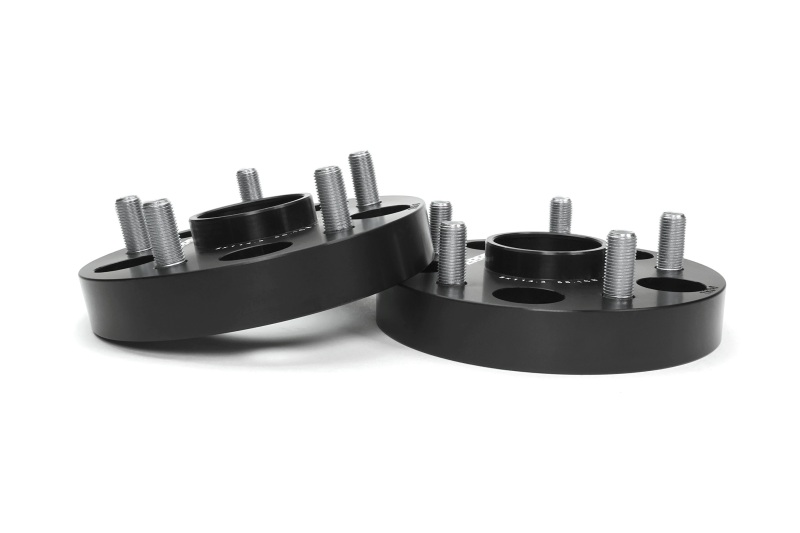 PERRIN Subaru 25mm Wheel Spacers 5x114.3 BP w/56mm Hub - Black - Image 4