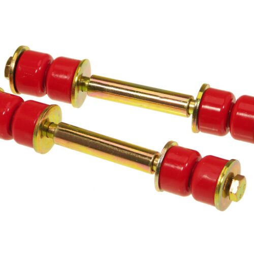 Prothane 19-408 Universal End Link Set - 4 1/4in Mounting Length - Red