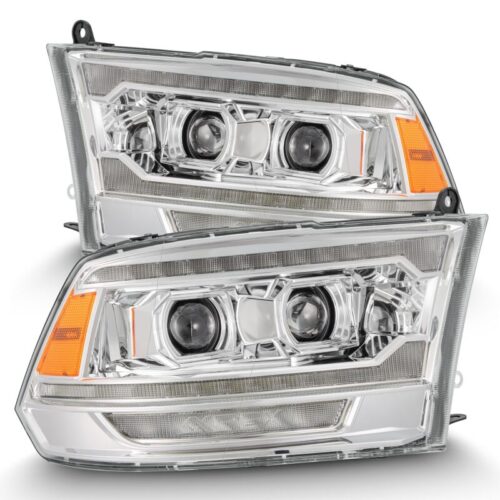 Alternative view of AlphaRex 880559 09-18 Dodge Ram 2500 LUXX LED Proj Headlights Plank Style Chrm w/Activ Light/Seq Signal/DRL
