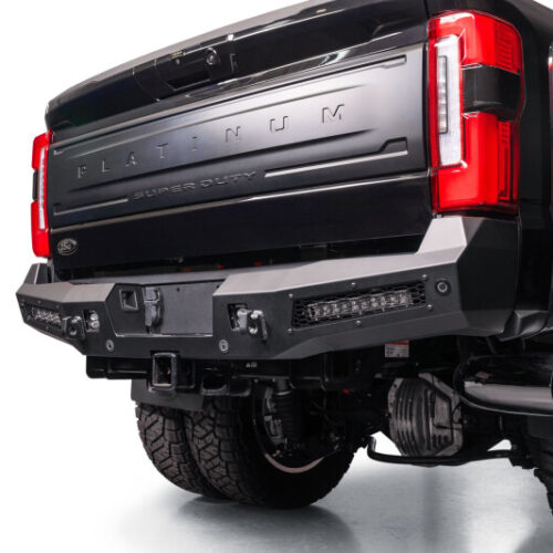 Addictive Desert Designs 23-26 Ford F250/F350/F450 SD HoneyBadger Rear Bumper - Hammer Black