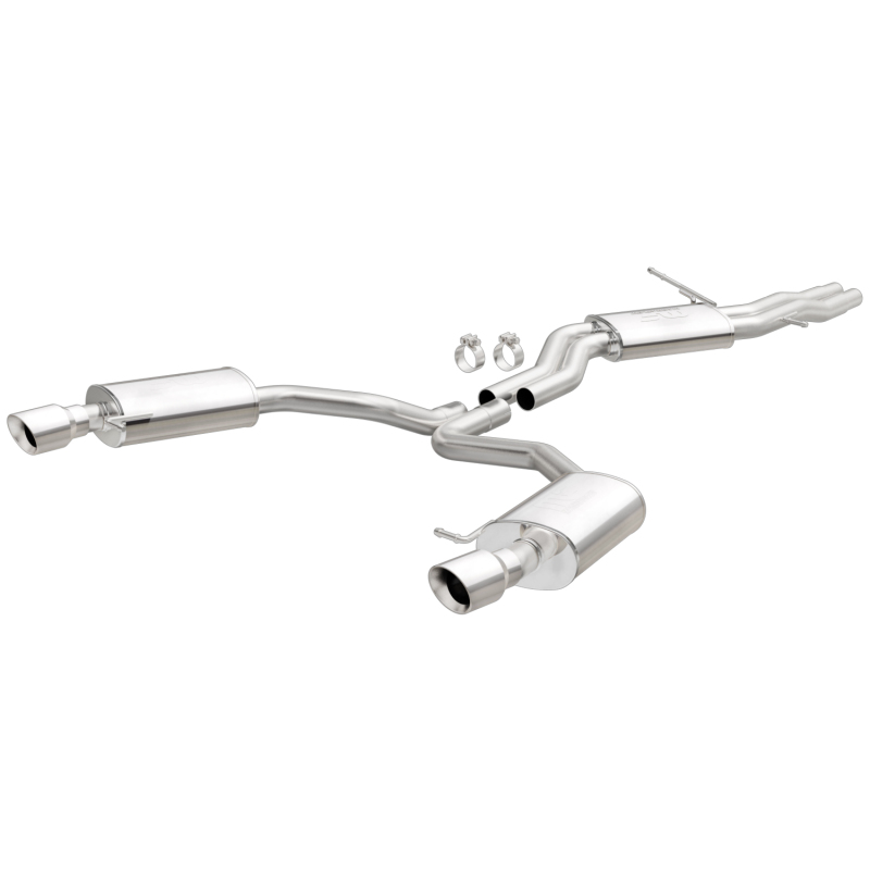 MagnaFlow 19159 Sys C/B 12-15 Audi A6 / A7 3.0L V6 SS 2.5in Dual Split Rear Ext 4in Tips