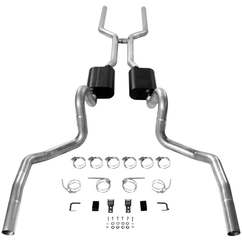 Flowmaster 17200 68-72 GM A-BODY 3.0in. American Thunder Crossmember-Back Exhaust System - Image 3