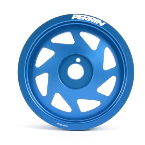 PERRIN 15-18 Subaru WRX / 13-20 BRZ / 14-18 FXT / 13-16 Crosstrek Lightened Crank Pulley - Blue