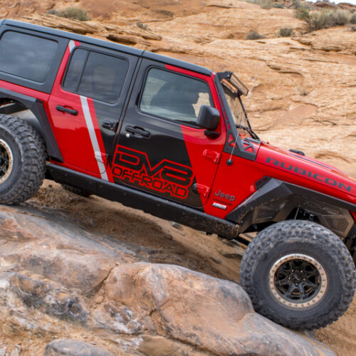 DV8 Offroad FDJL-01 2018+ Jeep Wrangler JL Armor Fenders w/ LED Turn Signal Lights - Image 6