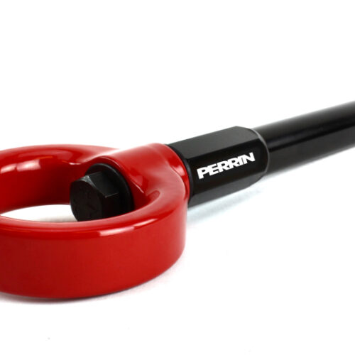 PERRIN 08-14 Subaru WRX/STI (Hatchback) Tow Hook Kit (Rear) - Red