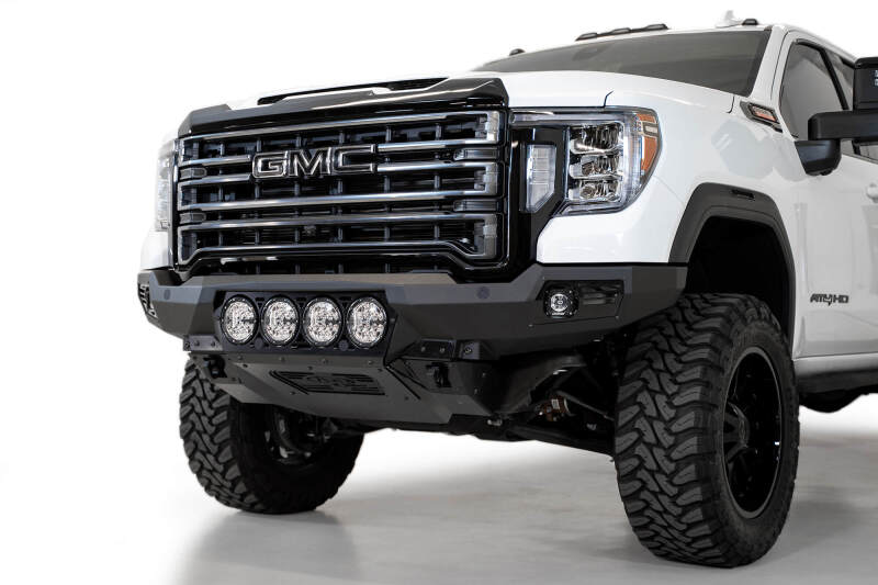 Addictive Desert Designs 20-23 GMC Sierra 2500/3500 Bomber Front Bumper - Black - Image 6