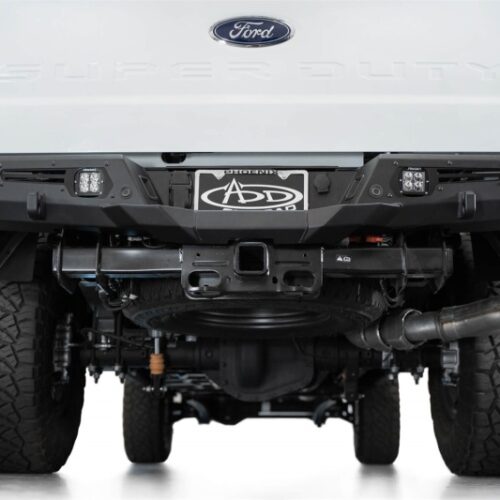 Alternative view of Addictive Desert Designs 23-24 Ford F-150 Super Duty Bomber Rear Bumper