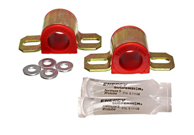 Energy Suspension 00-06 Tahoe/Yukon/Denali 2WD Red 28mm Rear Sway Bar Bushing Set - Image 4