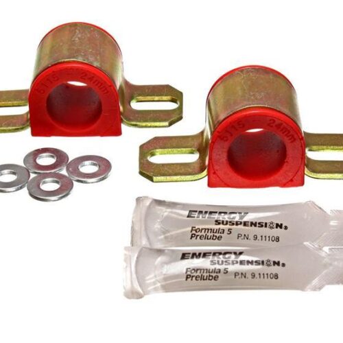 Alternative view of Energy Suspension 89-94 Nissan 240SX (S13) Red 25mm Front Sway Bar Bushing Set