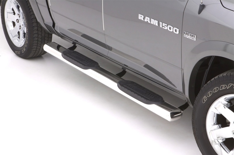 Lund 24385007 10-17 Dodge Ram 2500 Crew Cab 6in. Oval Straight SS Nerf Bars - Polished - Image 4