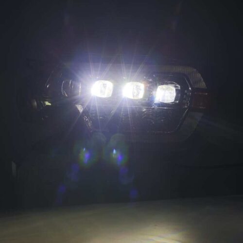 AlphaRex 880753 12-15 Toyota Tacoma NOVA LED Proj Headlights Plank Style Black w/Activ Light/Seq Signal/DRL - Image 5