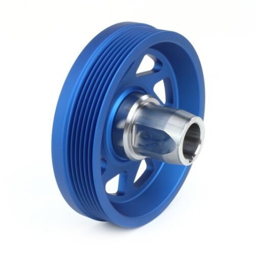 PERRIN 19-21 Subaru WRX / 16-18 Forester / 15-19 Legacy Lightweight Crank Pulley - Blue - Image 3