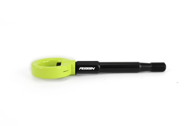 PERRIN 22-26 Subaru WRX / 18-23 Crosstrek Tow Hook Kit (Rear) - Neon Yellow - Image 2