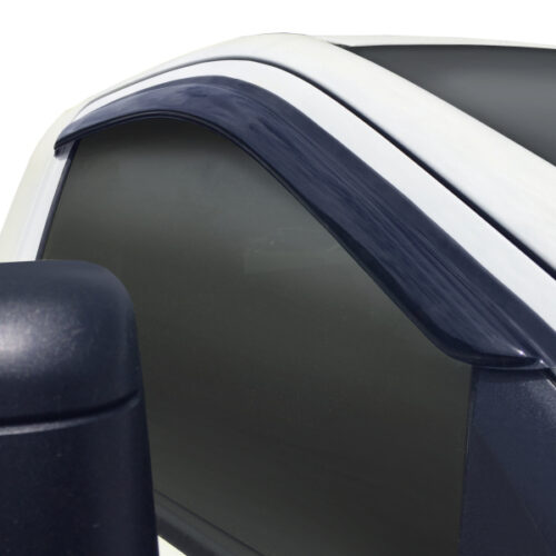 AVS 92807 20-21 GM Silverado/Sierra 2500/3500HD Standard Cab Ventvisor Window Deflectors 2pc - Smoke - Image 4