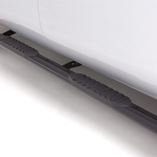 Lund 24078003 03-09 Dodge Ram 2500 Quad Cab 5in. Oval Straight Steel Nerf Bars - Black - Image 3