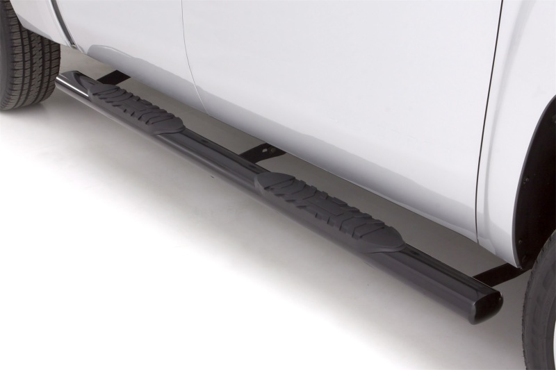 Lund 24078003 03-09 Dodge Ram 2500 Quad Cab 5in. Oval Straight Steel Nerf Bars - Black - Image 3