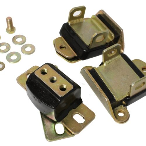 Energy Suspension 3.1120G 67-72 Camaro/64-72 Chevelle/63-82 Corvette Black Zinc 2 Engine & 1 Trans Mount Set
