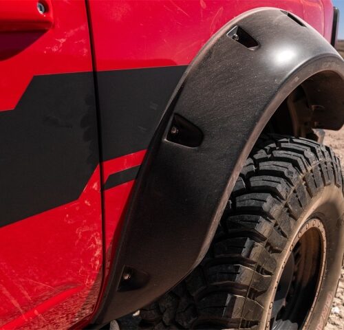 Alternative view of Bushwacker 2021+ Ford Bronco 4-Door Pocket Style Flares 4pc - Black