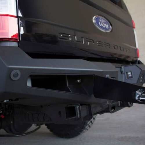 Addictive Desert Designs R167301280103 17-18 Ford F-250 HoneyBadger Rear Bumper w/ Backup Sensor Cutouts - Image 10