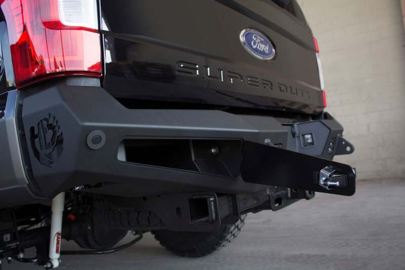 Addictive Desert Designs R167301280103 17-18 Ford F-250 HoneyBadger Rear Bumper w/ Backup Sensor Cutouts - Image 10