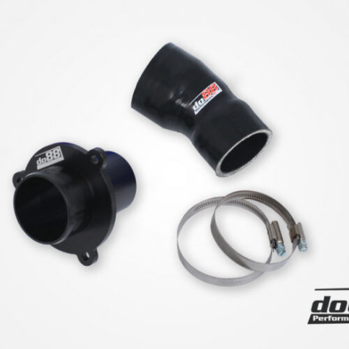do88 CP-110S-OEM VAG 1.8/2.0 TSI (MQB) Turbo Muffler Delete OEM Pressure Pipes Black Hose