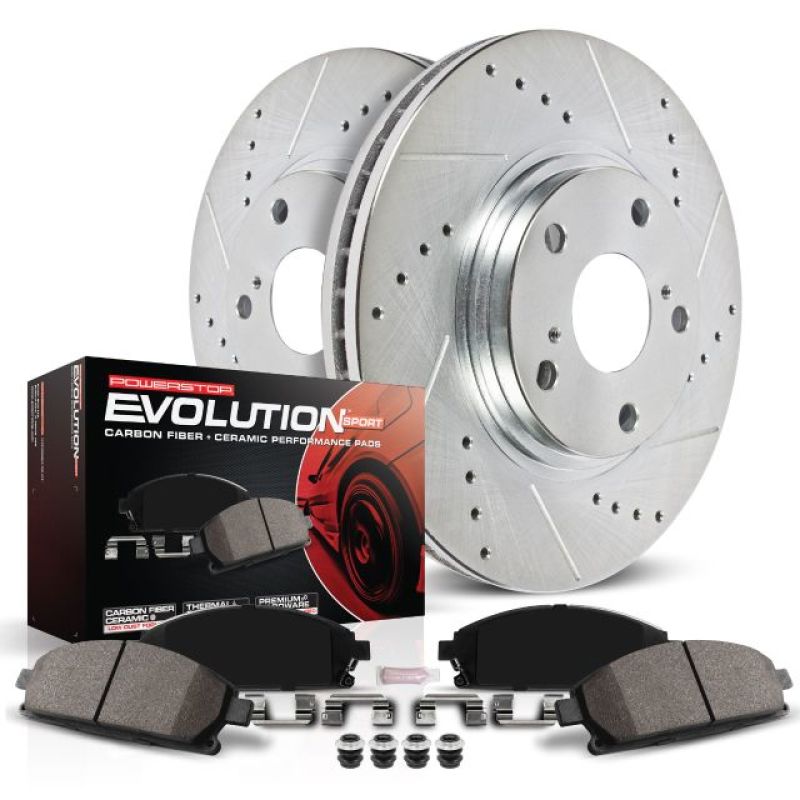 Power Stop 11-19 Dodge Durango Rear Z23 Evolution Sport Brake Kit - Image 2