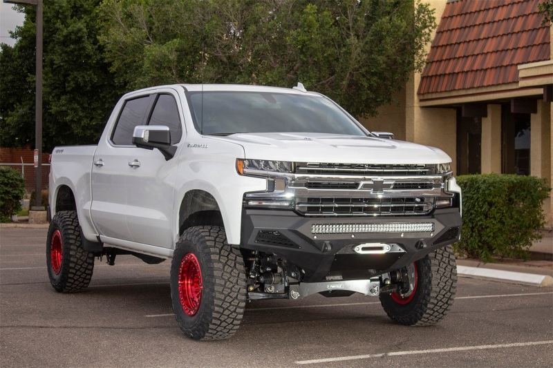 Addictive Desert Designs F441423030103 2019 Chevrolet Silverado 1500 SF Front Bumper w/ Winch Mount&Sensor Cutout