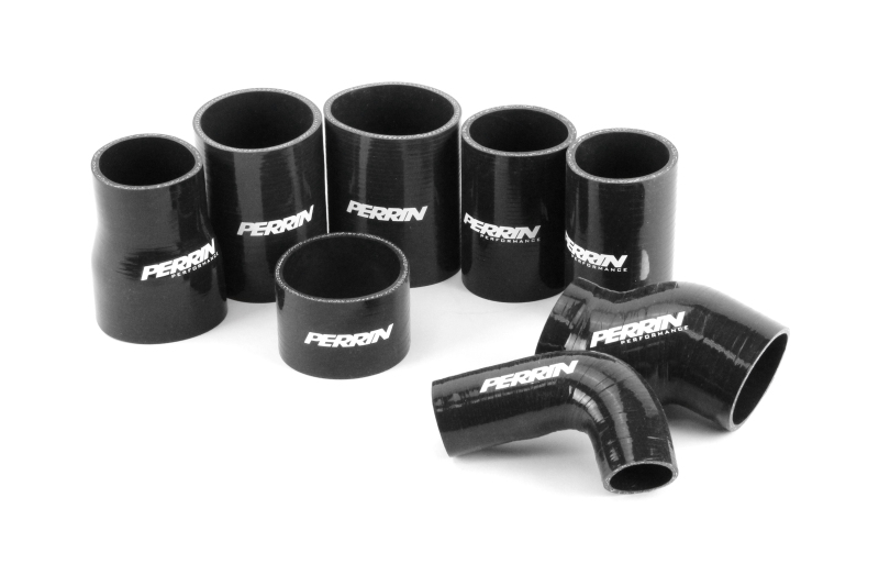 PERRIN 08-14 Subaru WRX Front Mount Intercooler Boost Tube Kit - Red - Image 3