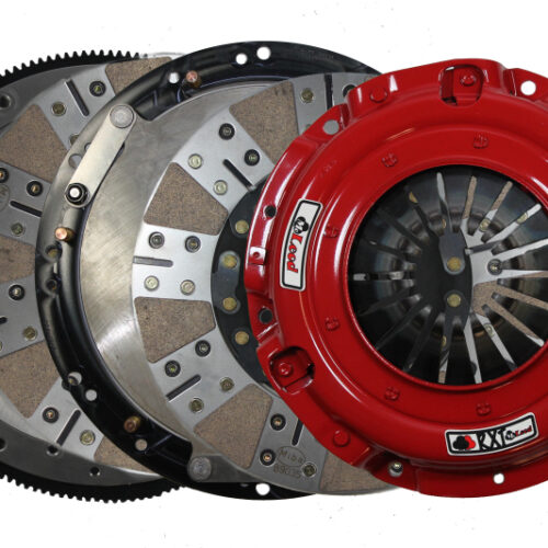 McLeod RXT 1200 Twin Disc Clutch Kit w/ 8 Bolt Flywheel 164T - 1-1/8in x 26 Spline Input Trans